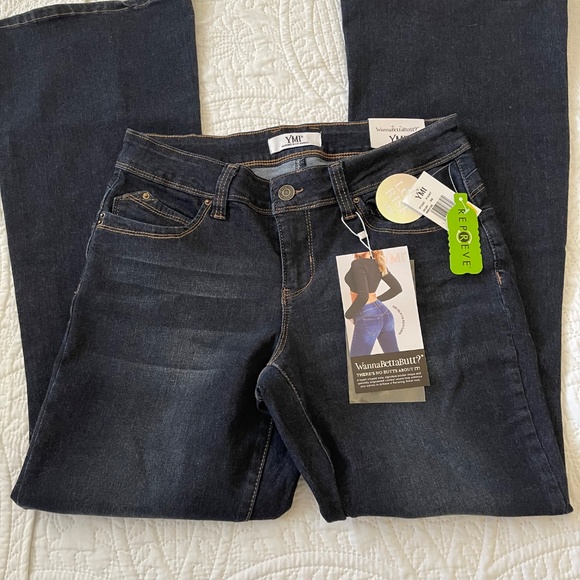 YMI WannaBettaButt Flare Jeans 9/29 NWT - Picture 4 of 14